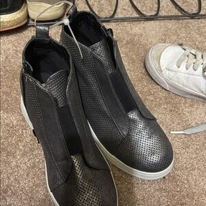 MIA Metallic Gray Kids Sneakers